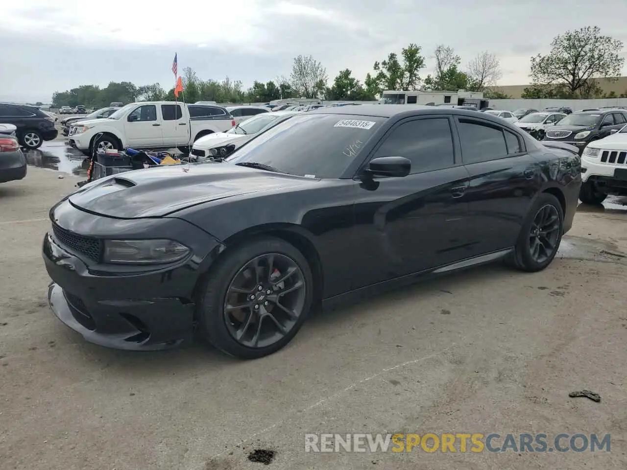 1 Photograph of a damaged car 2C3CDXCT2MH594757 DODGE CHARGER 2021