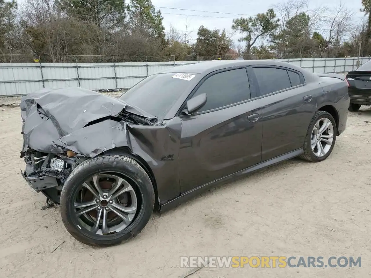 1 Photograph of a damaged car 2C3CDXCT3MH524684 DODGE CHARGER 2021