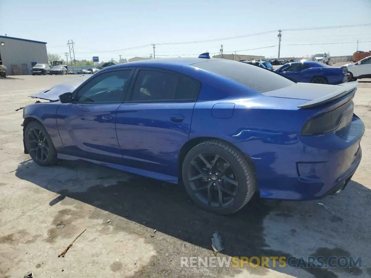 2 Photograph of a damaged car 2C3CDXCT3MH553425 DODGE CHARGER 2021