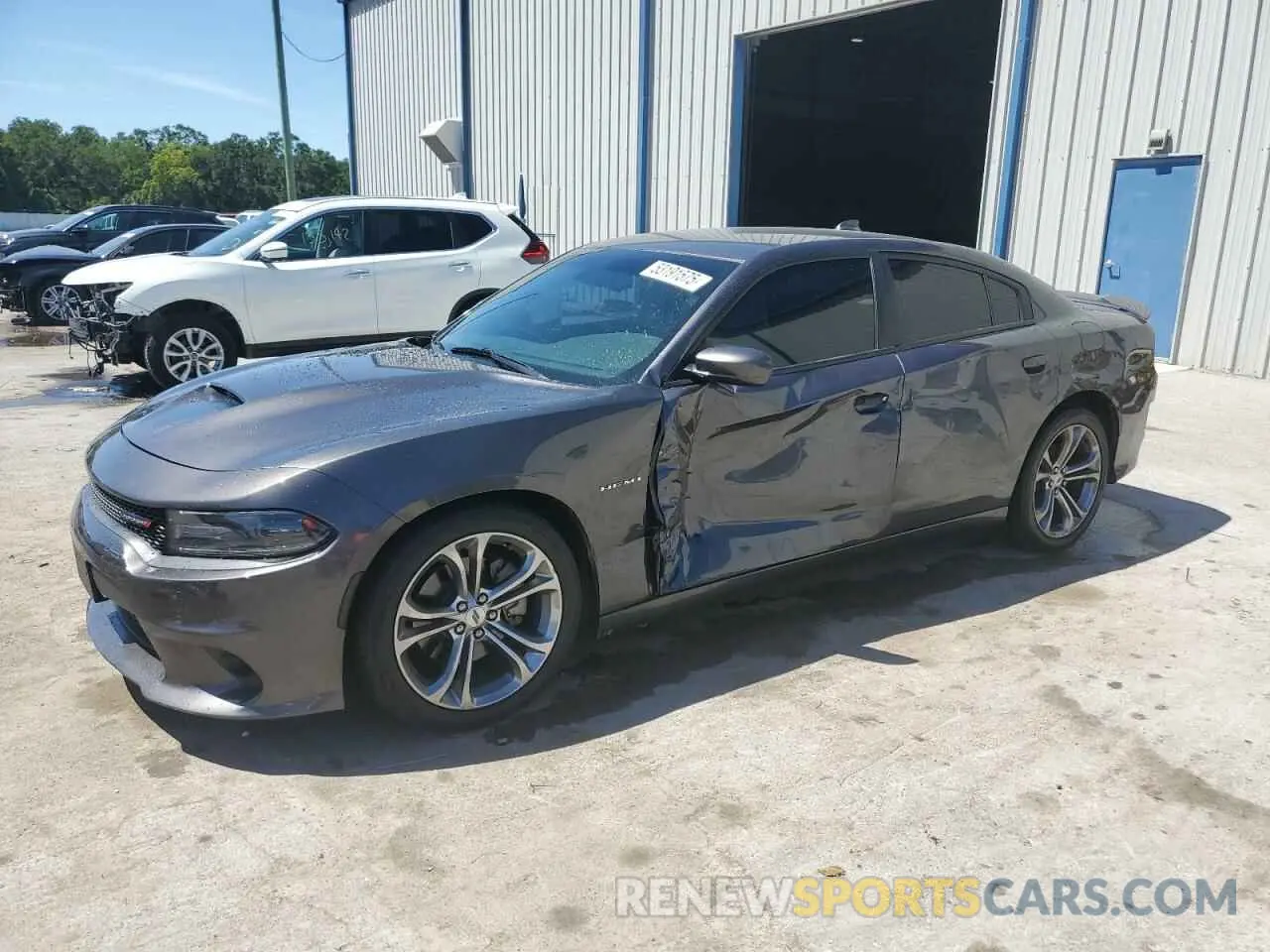 1 Фотография поврежденного автомобиля 2C3CDXCT5MH587494 DODGE CHARGER 2021
