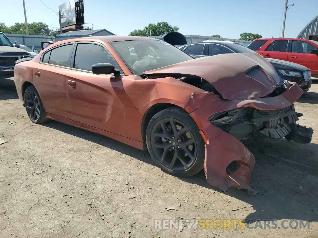 4 Фотография поврежденного автомобиля 2C3CDXCT5MH636595 DODGE CHARGER 2021