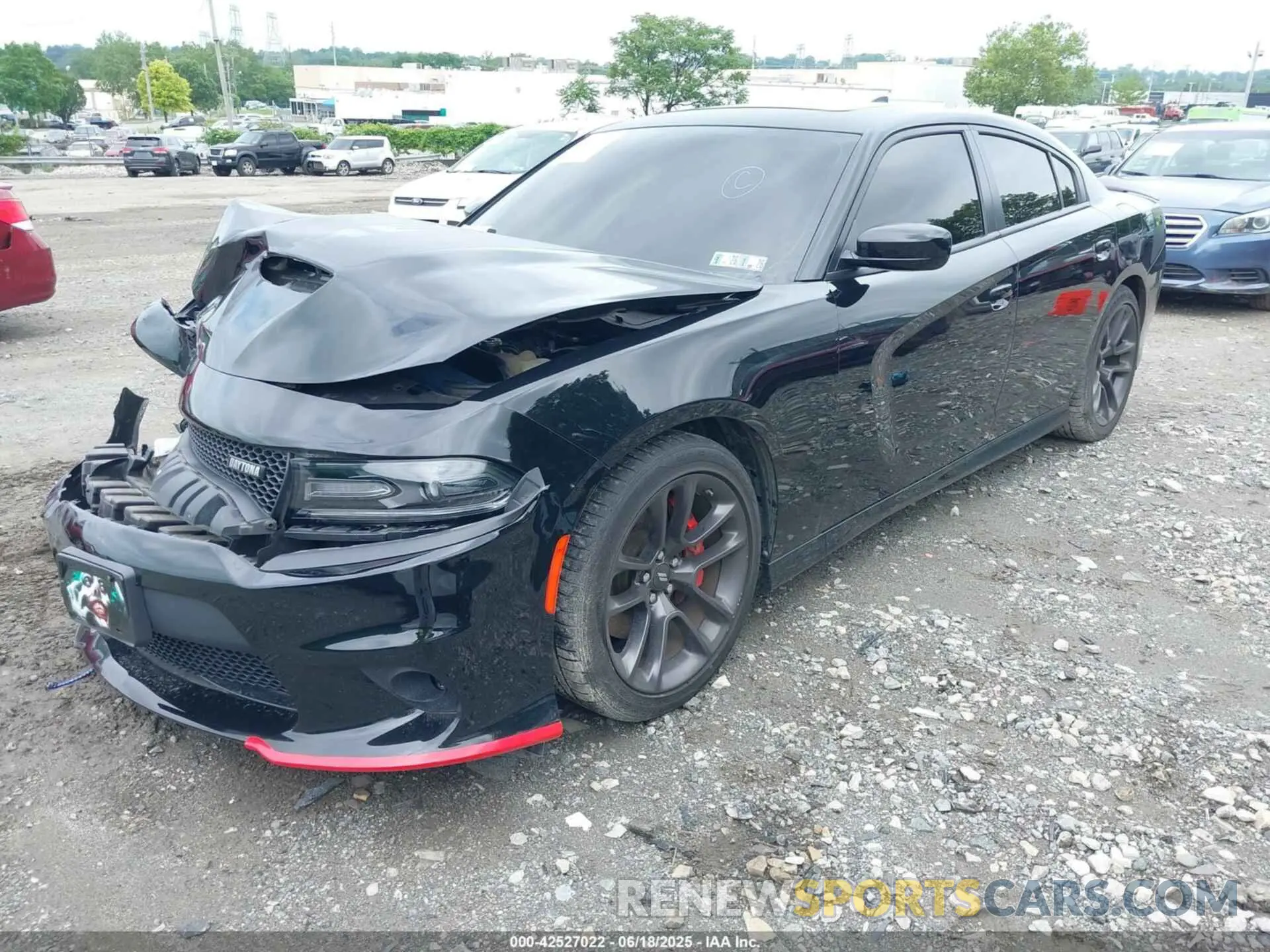 2 Photograph of a damaged car 2C3CDXCT6MH636587 DODGE CHARGER 2021