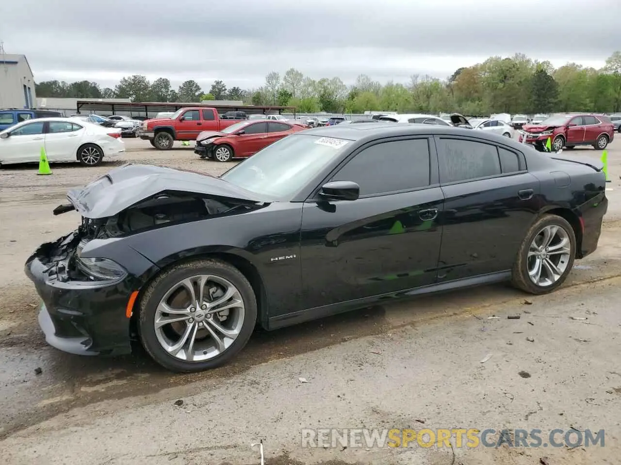 1 Фотография поврежденного автомобиля 2C3CDXCT6MH639845 DODGE CHARGER 2021