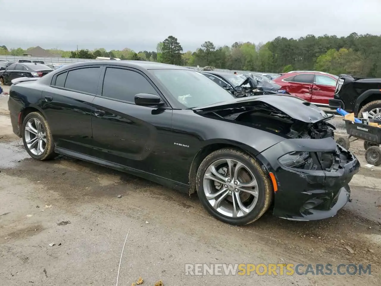 4 Фотография поврежденного автомобиля 2C3CDXCT6MH639845 DODGE CHARGER 2021