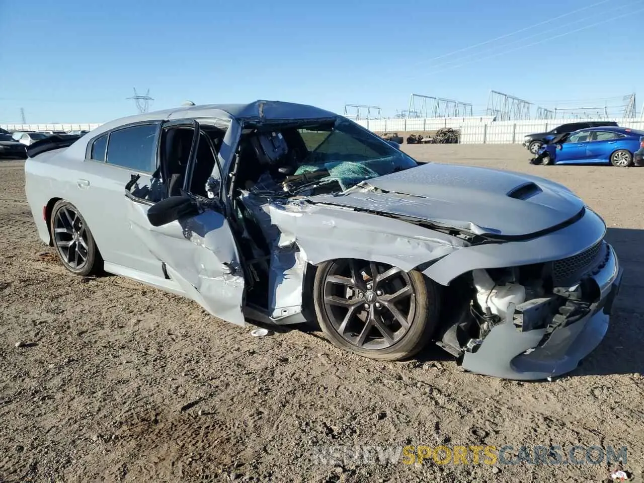 4 Photograph of a damaged car 2C3CDXCT6MH675048 DODGE CHARGER 2021