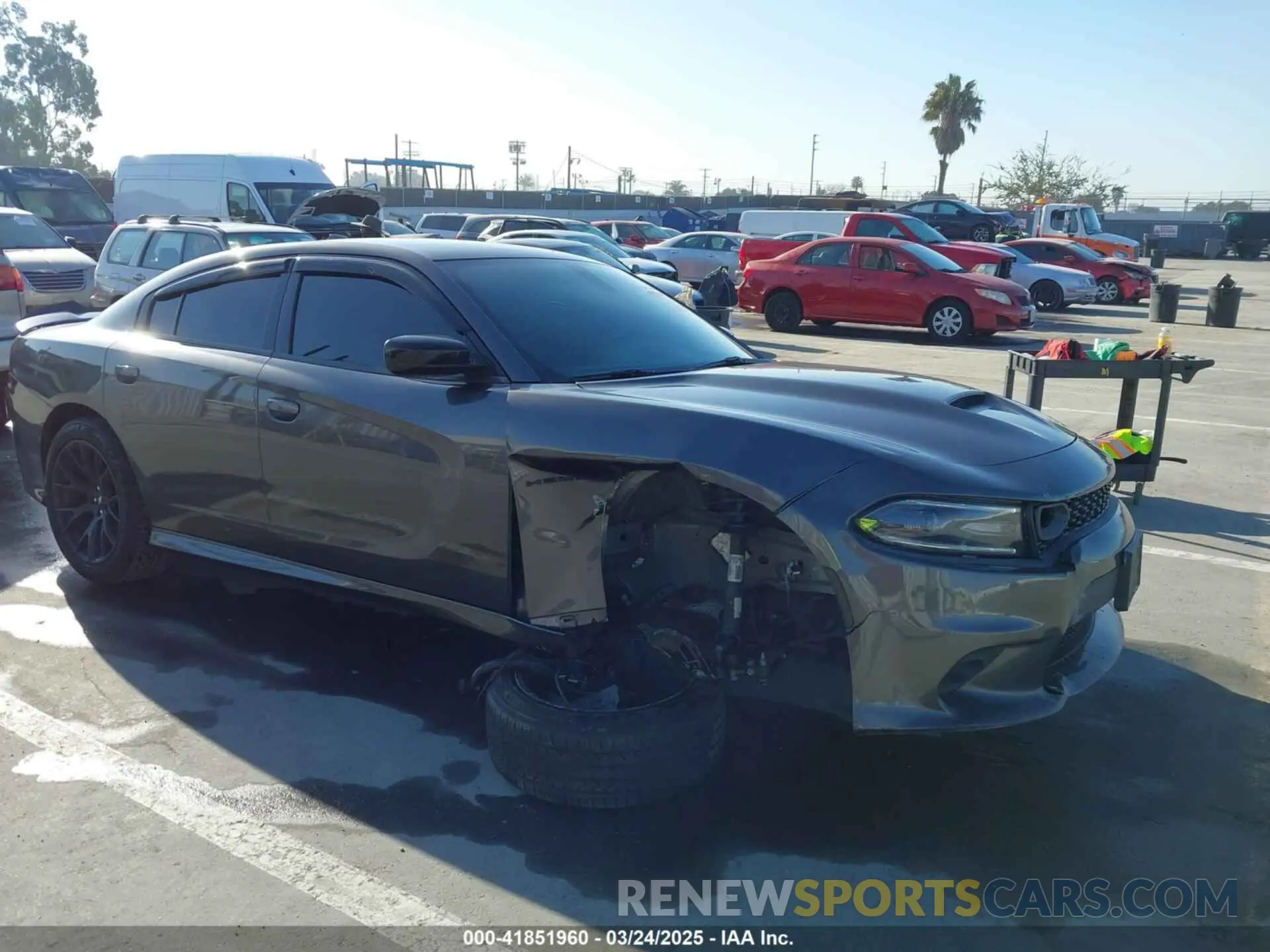 1 Photograph of a damaged car 2C3CDXCT7MH507869 DODGE CHARGER 2021