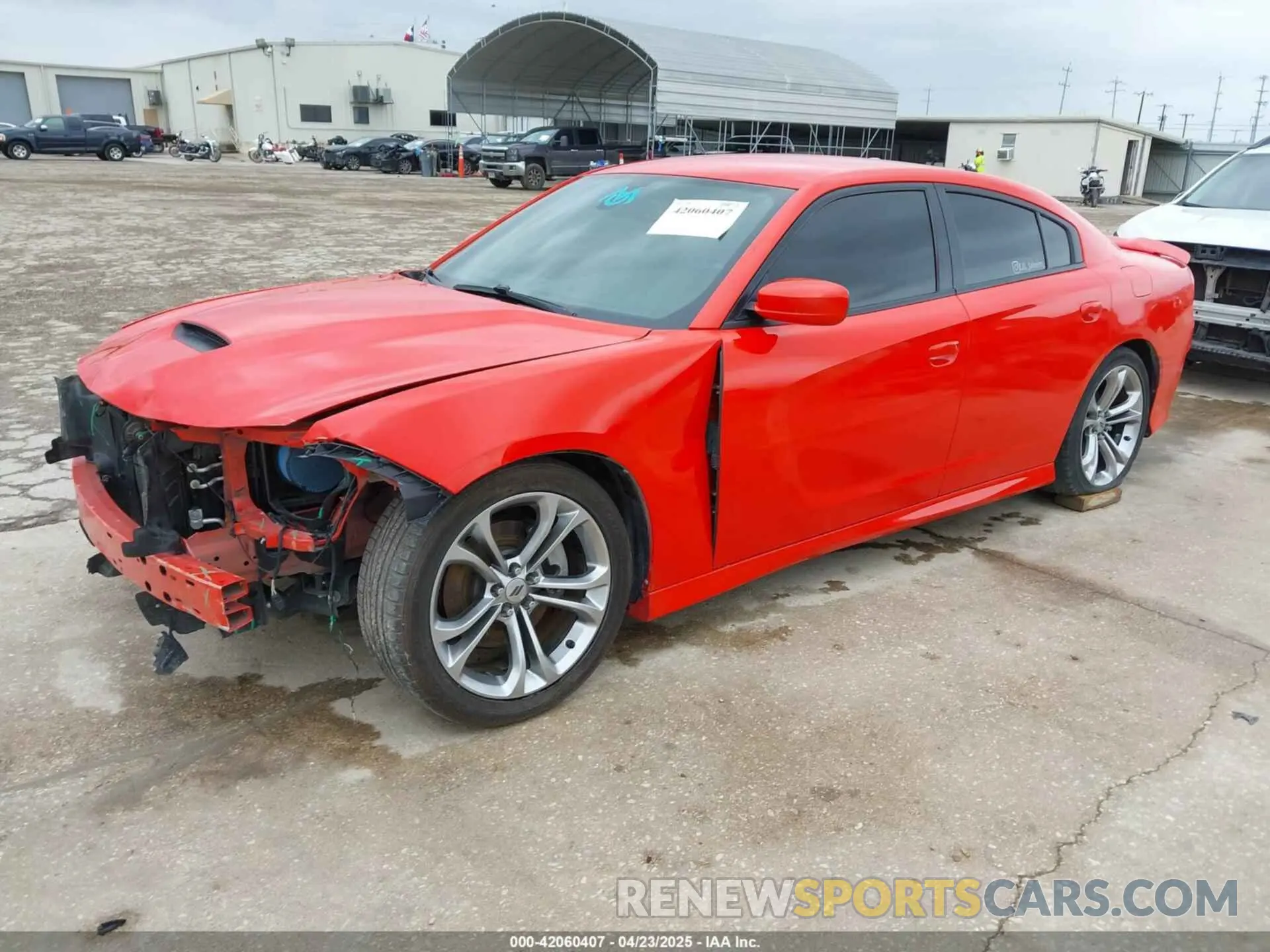 2 Фотография поврежденного автомобиля 2C3CDXCT7MH602142 DODGE CHARGER 2021
