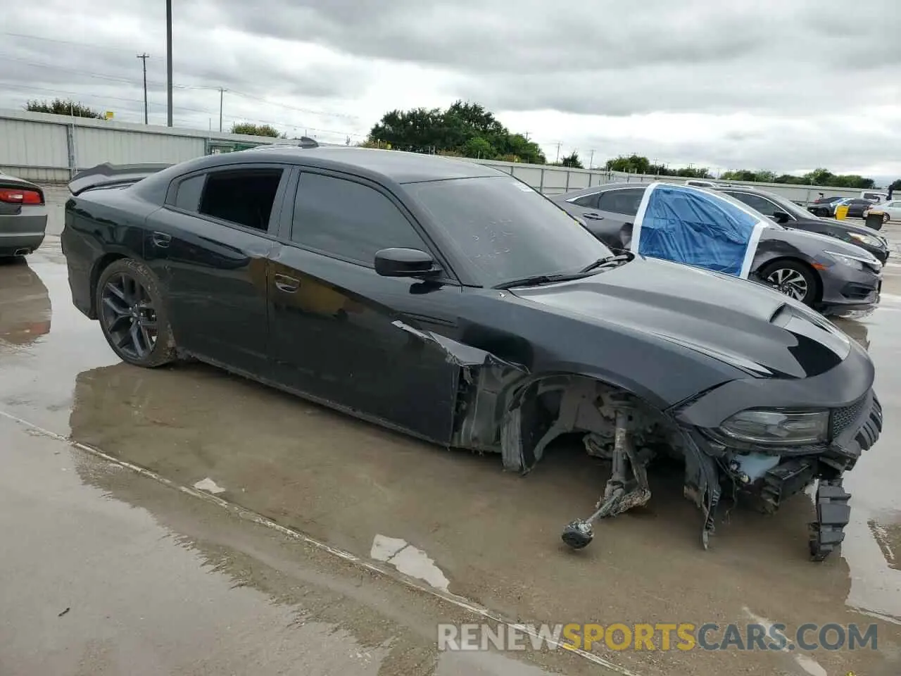 4 Фотография поврежденного автомобиля 2C3CDXCT7MH633360 DODGE CHARGER 2021