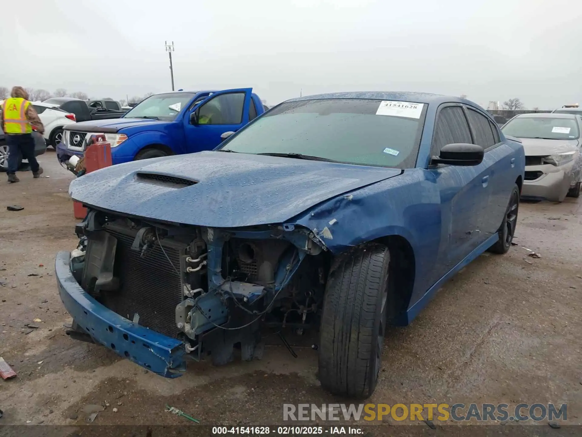 2 Photograph of a damaged car 2C3CDXCT9MH574392 DODGE CHARGER 2021