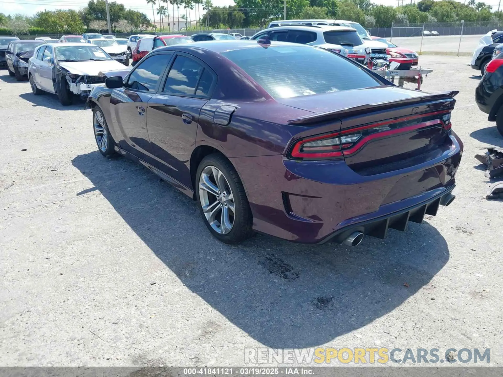 3 Photograph of a damaged car 2C3CDXCTXMH603768 DODGE CHARGER 2021