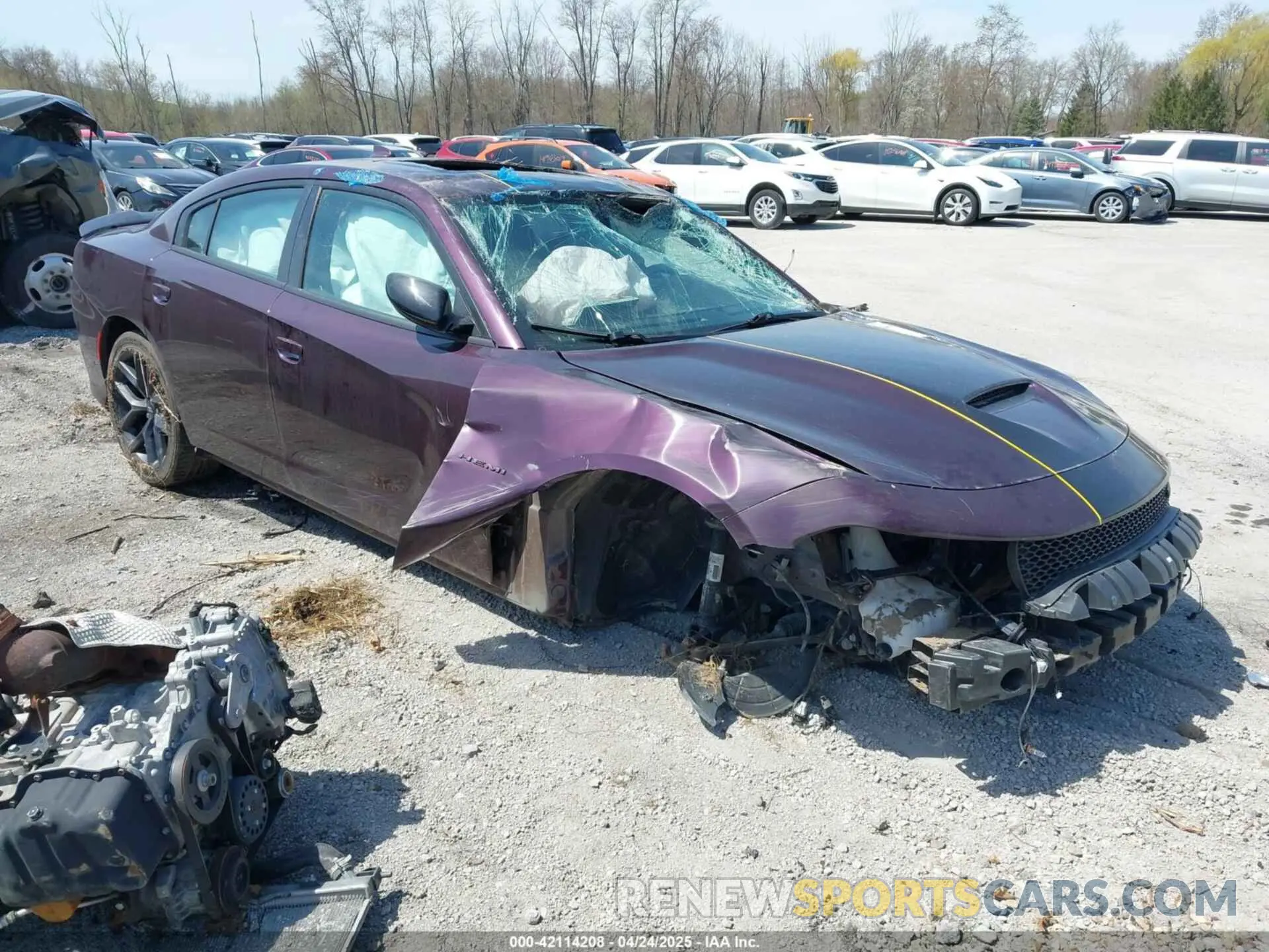 1 Фотография поврежденного автомобиля 2C3CDXCTXMH650203 DODGE CHARGER 2021