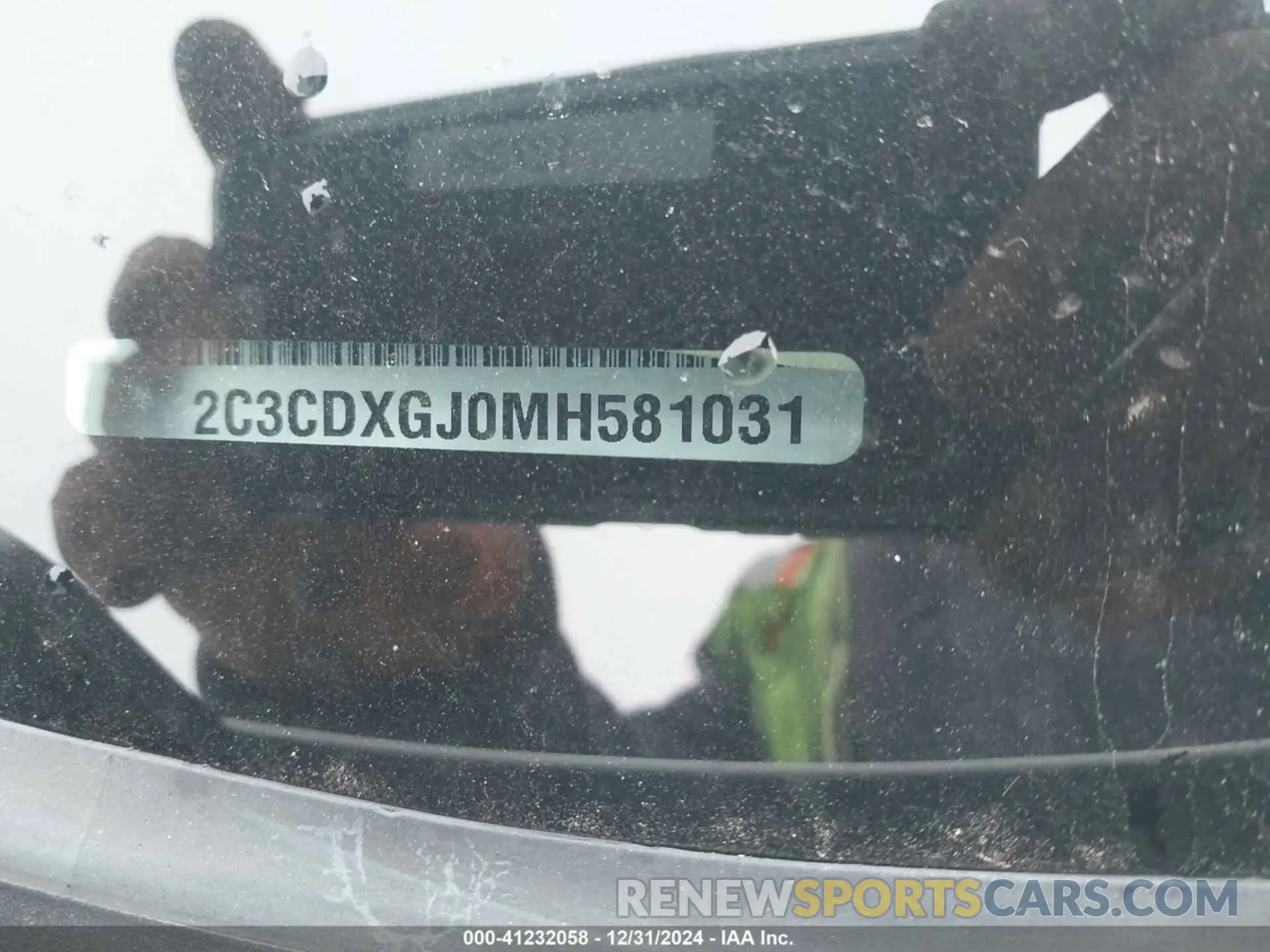 9 Photograph of a damaged car 2C3CDXGJ0MH581031 DODGE CHARGER 2021
