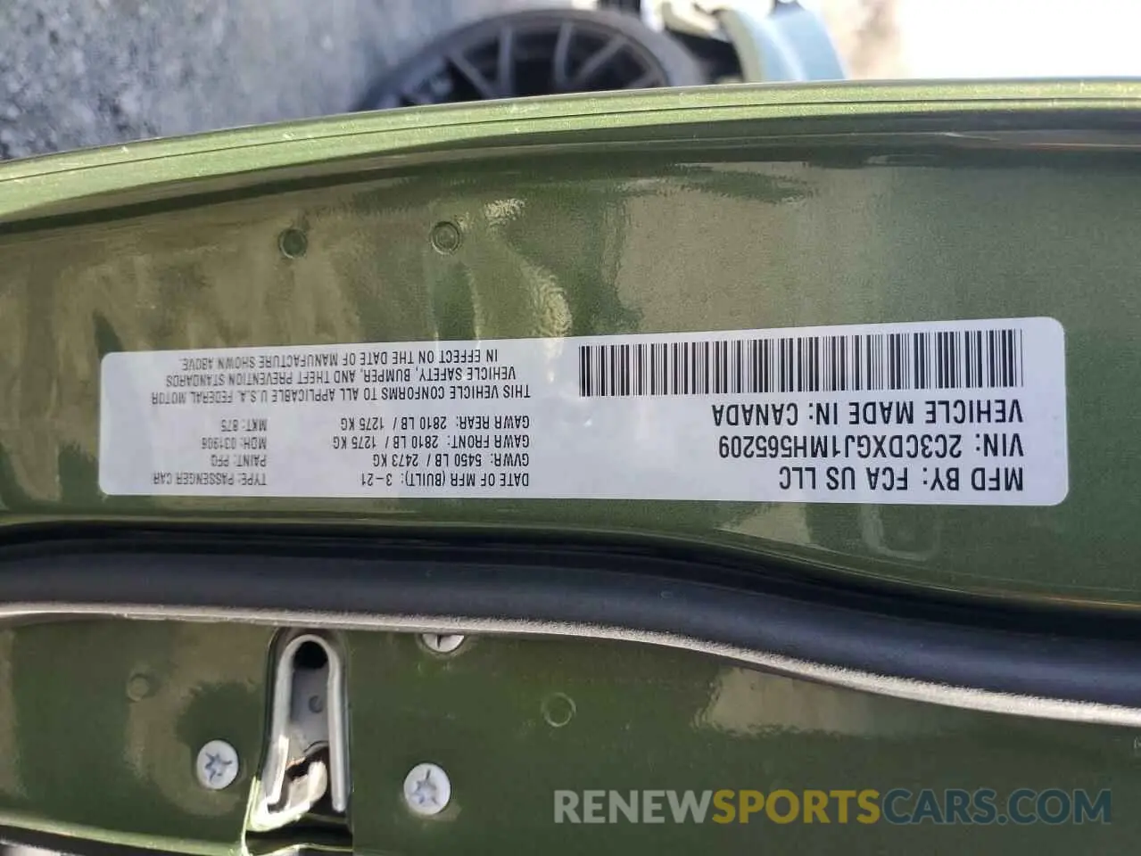 14 Photograph of a damaged car 2C3CDXGJ1MH565209 DODGE CHARGER 2021