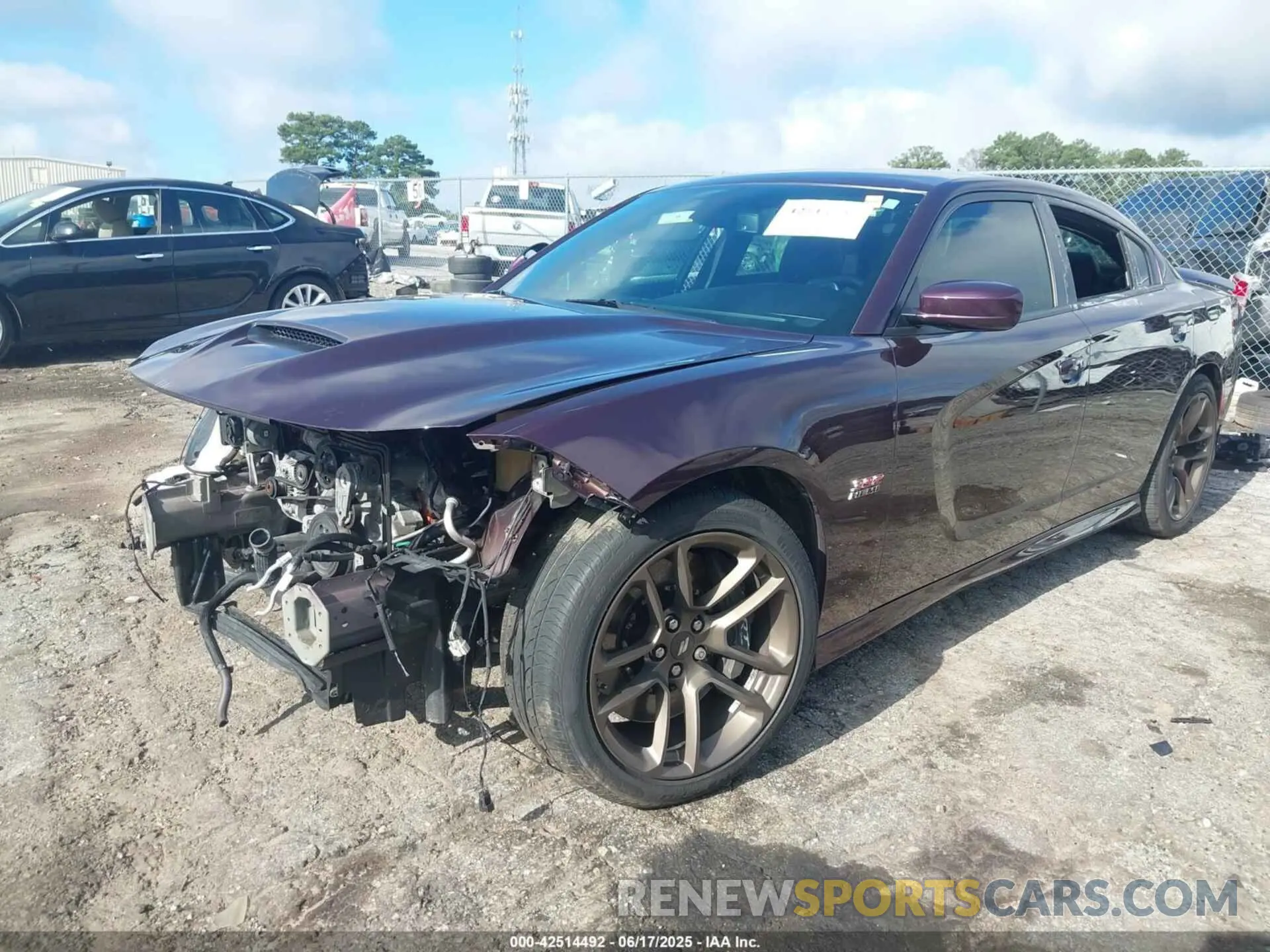 2 Фотография поврежденного автомобиля 2C3CDXGJ2MH530422 DODGE CHARGER 2021