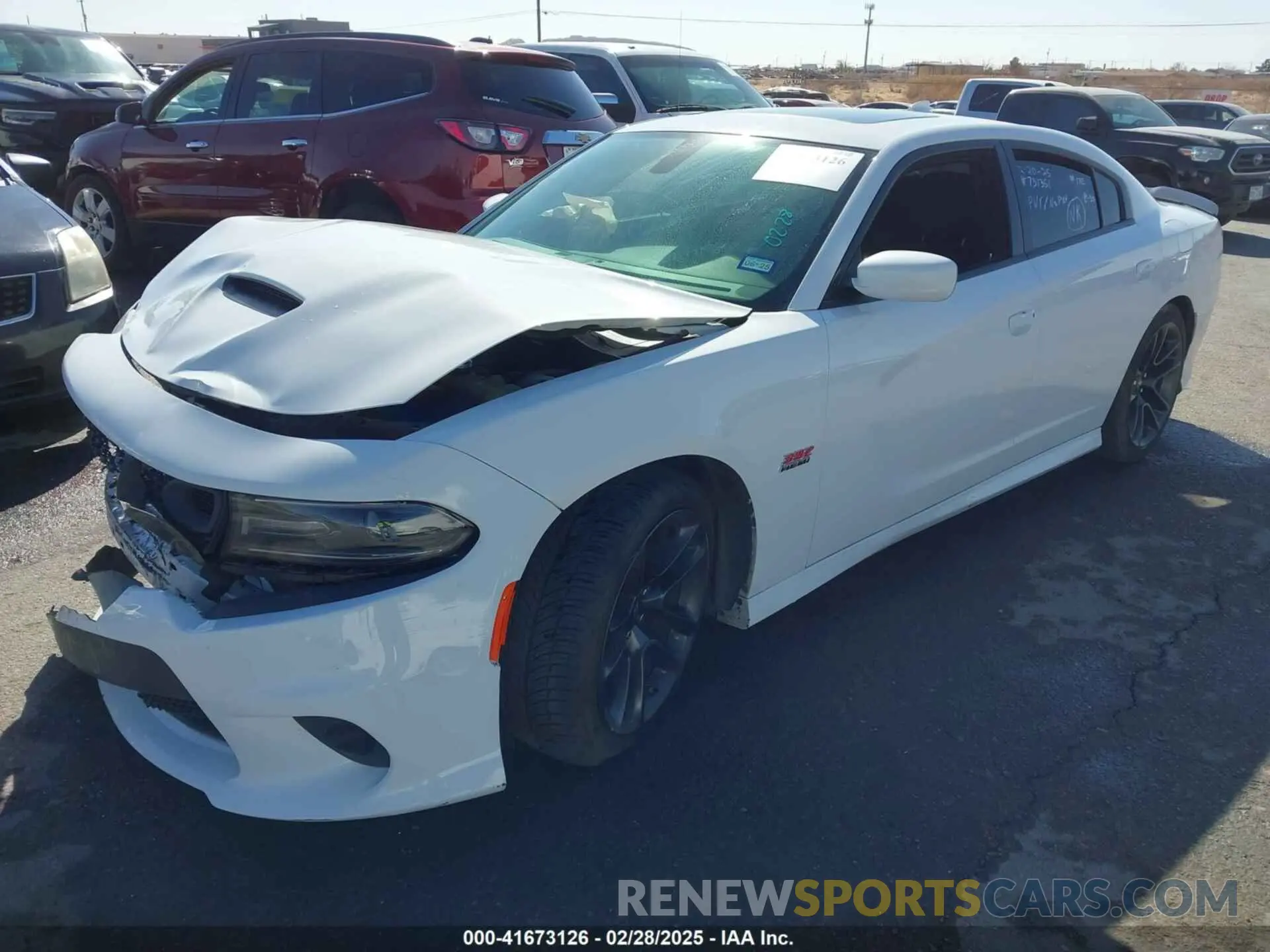 2 Фотография поврежденного автомобиля 2C3CDXGJ2MH598378 DODGE CHARGER 2021