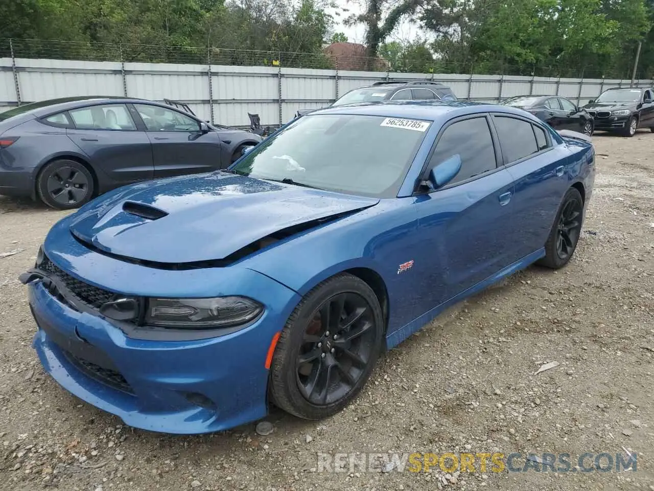 1 Photograph of a damaged car 2C3CDXGJ3MH528453 DODGE CHARGER 2021
