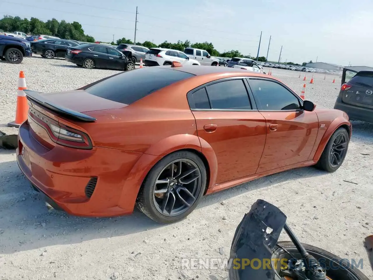 3 Photograph of a damaged car 2C3CDXGJ3MH609534 DODGE CHARGER 2021