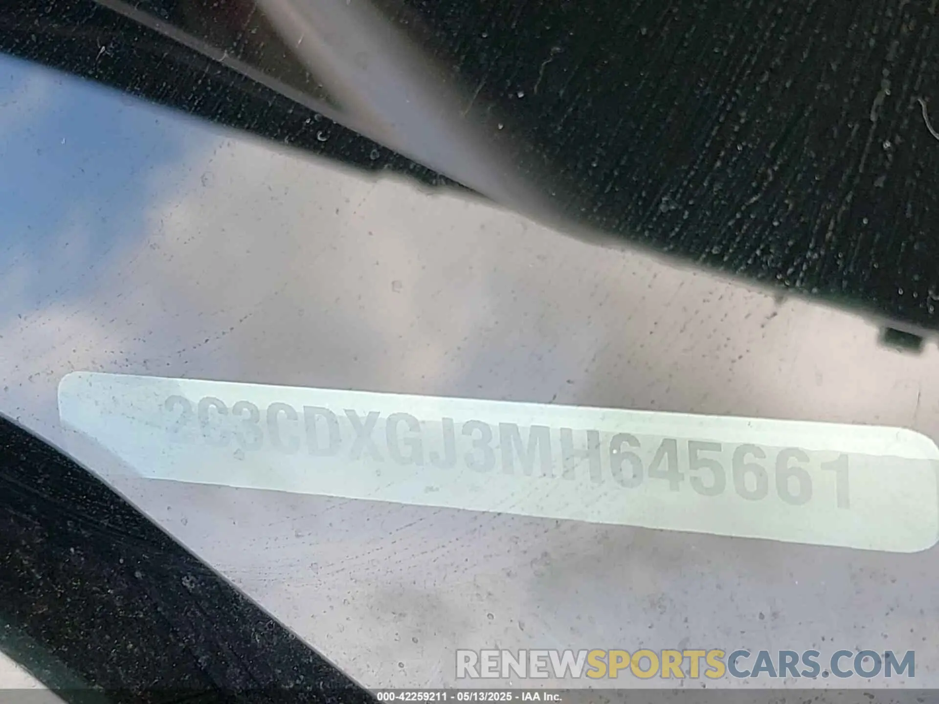 9 Фотография поврежденного автомобиля 2C3CDXGJ3MH645661 DODGE CHARGER 2021