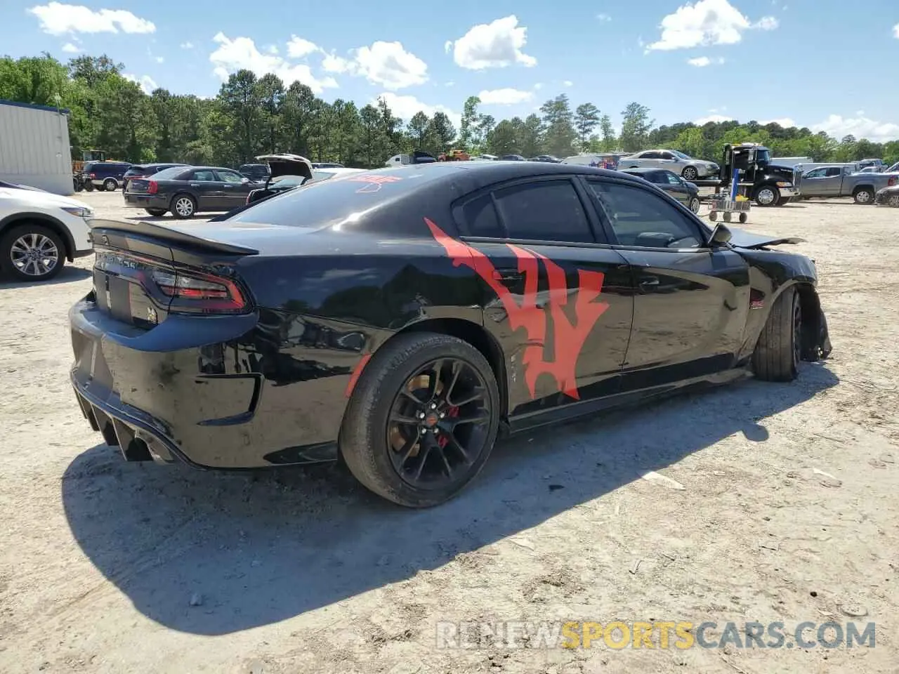 3 Photograph of a damaged car 2C3CDXGJ3MH675419 DODGE CHARGER 2021