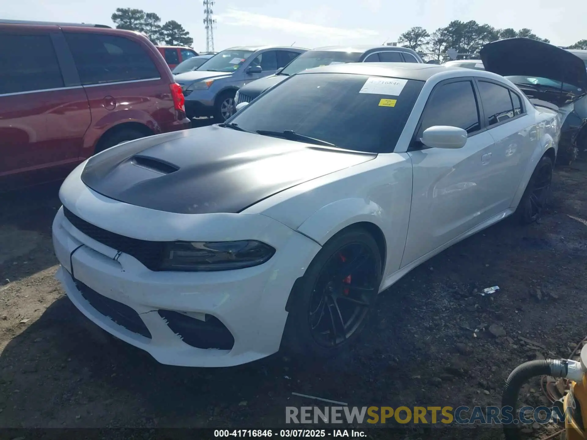 2 Фотография поврежденного автомобиля 2C3CDXGJ6MH551015 DODGE CHARGER 2021