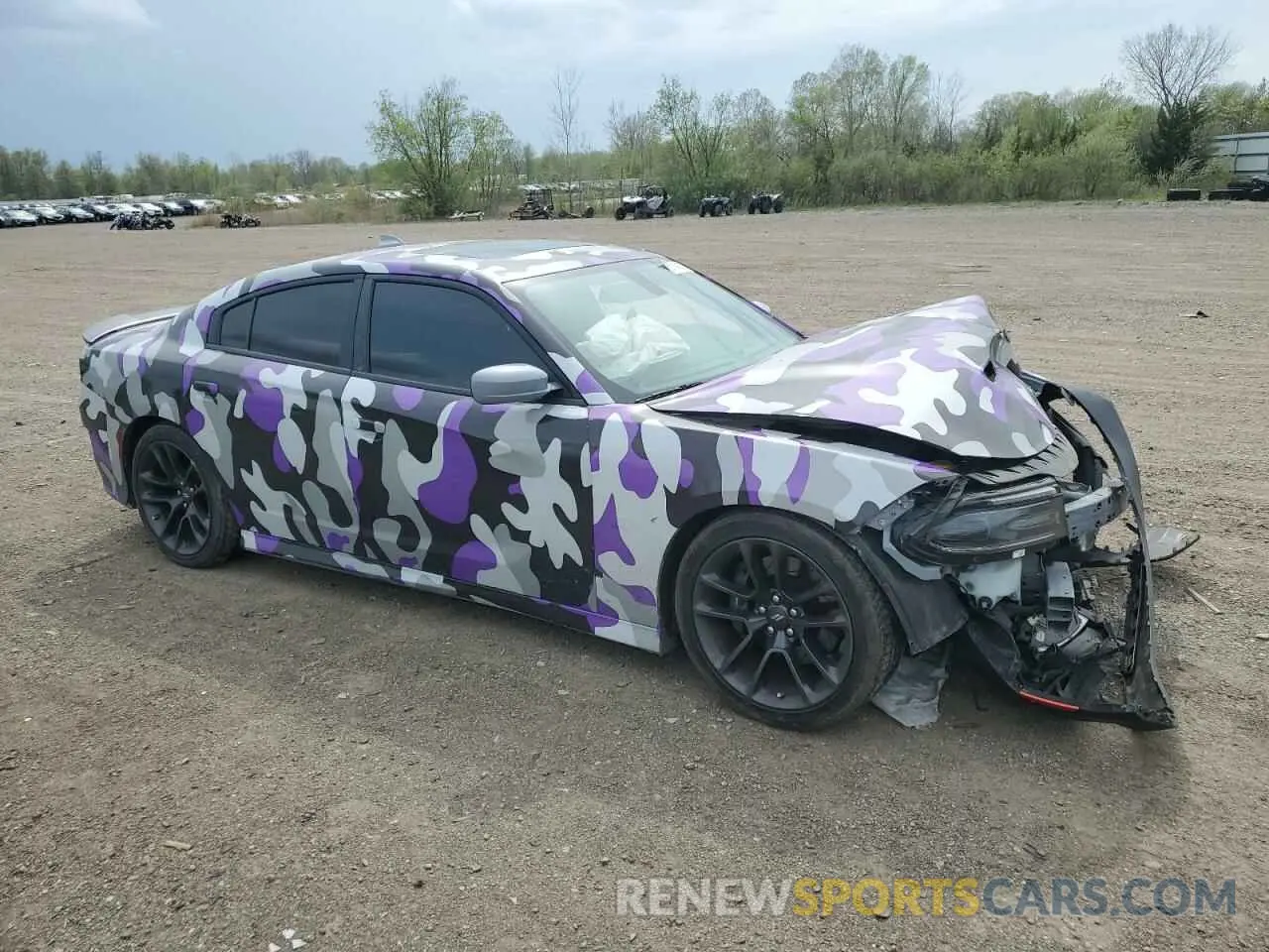 4 Photograph of a damaged car 2C3CDXGJ6MH578070 DODGE CHARGER 2021
