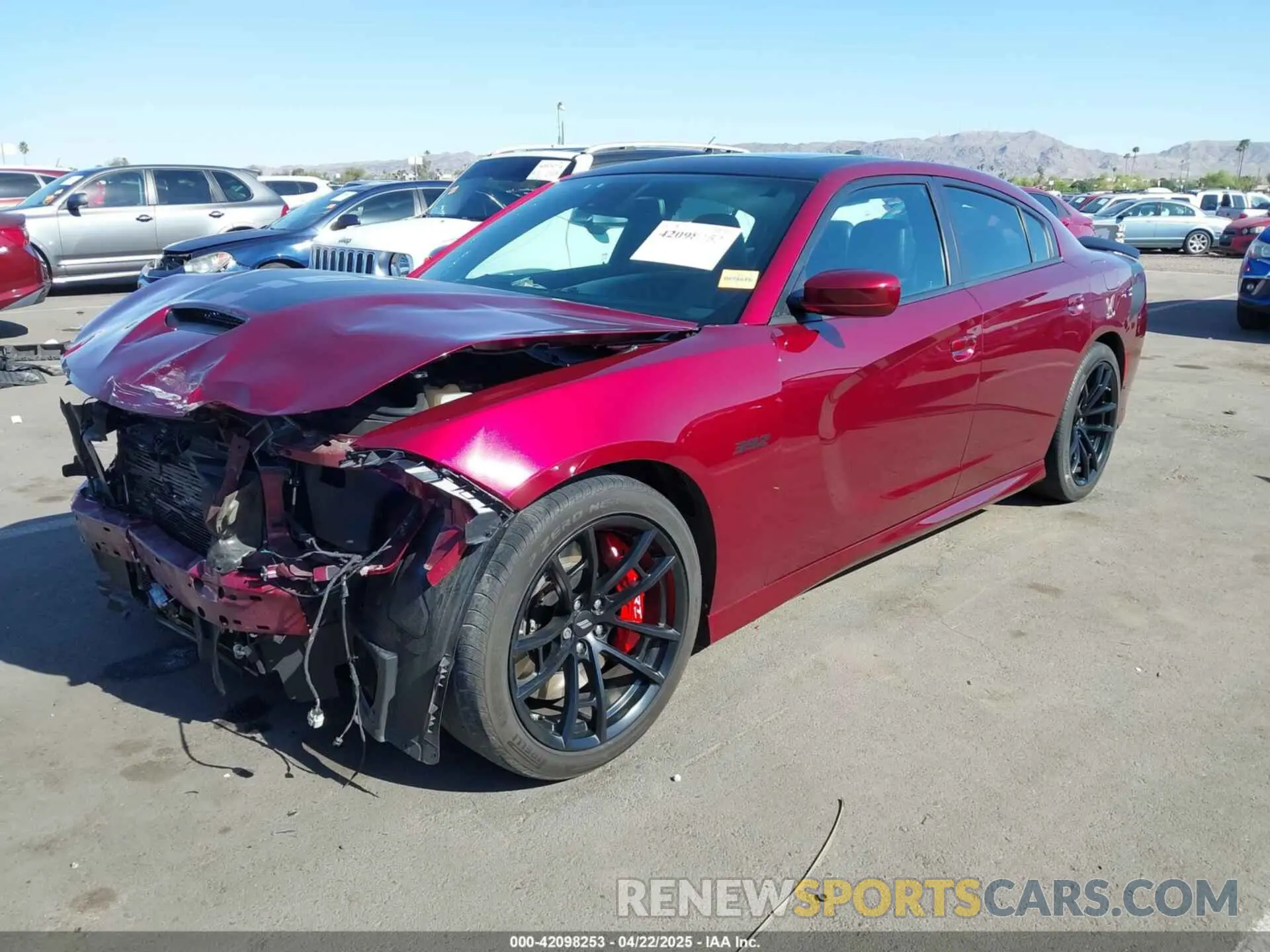 2 Фотография поврежденного автомобиля 2C3CDXGJ7MH563724 DODGE CHARGER 2021