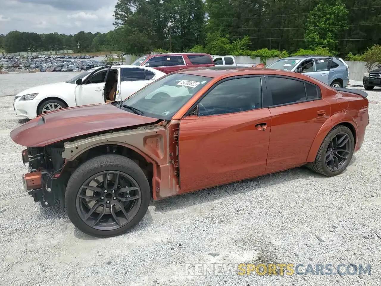 1 Photograph of a damaged car 2C3CDXGJ7MH588140 DODGE CHARGER 2021