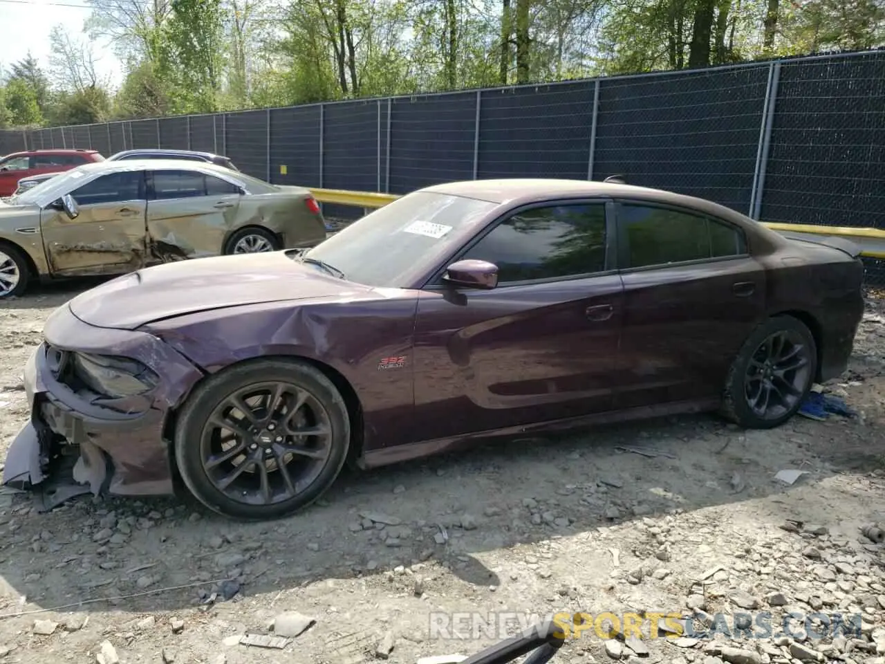1 Photograph of a damaged car 2C3CDXGJ8MH511650 DODGE CHARGER 2021