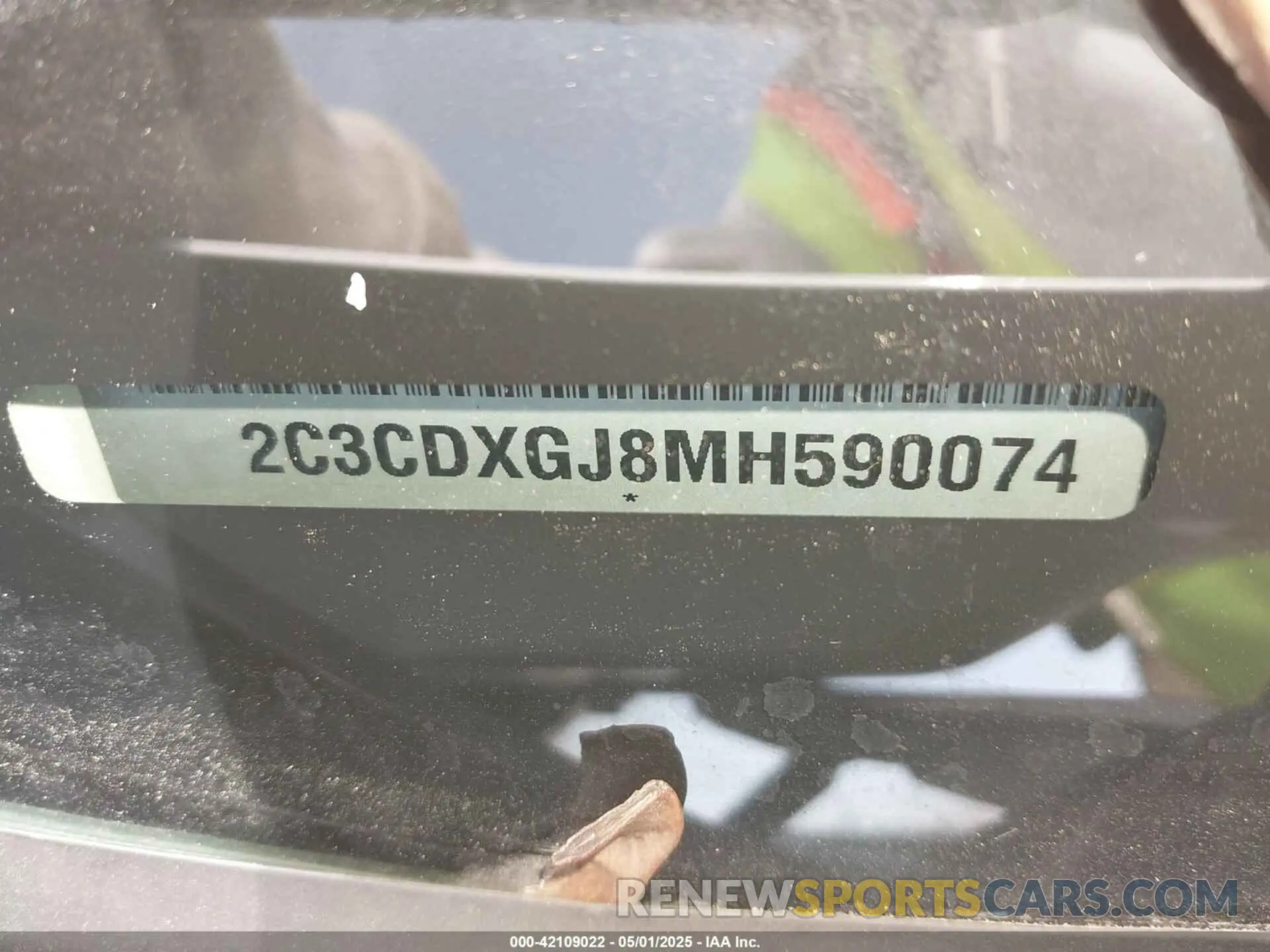 16 Фотография поврежденного автомобиля 2C3CDXGJ8MH590074 DODGE CHARGER 2021