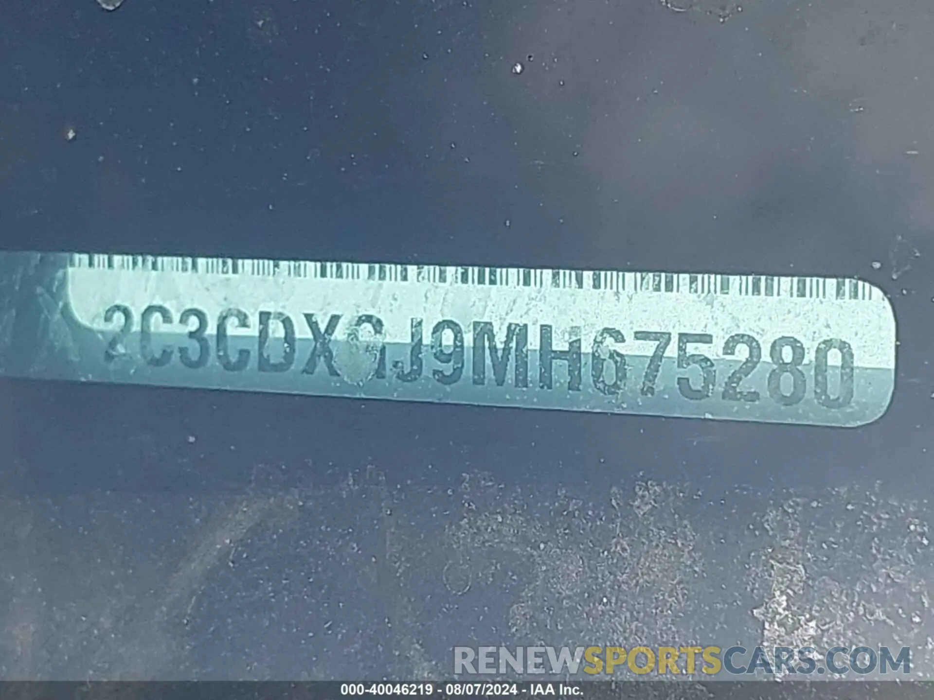 9 Photograph of a damaged car 2C3CDXGJ9MH675280 DODGE CHARGER 2021
