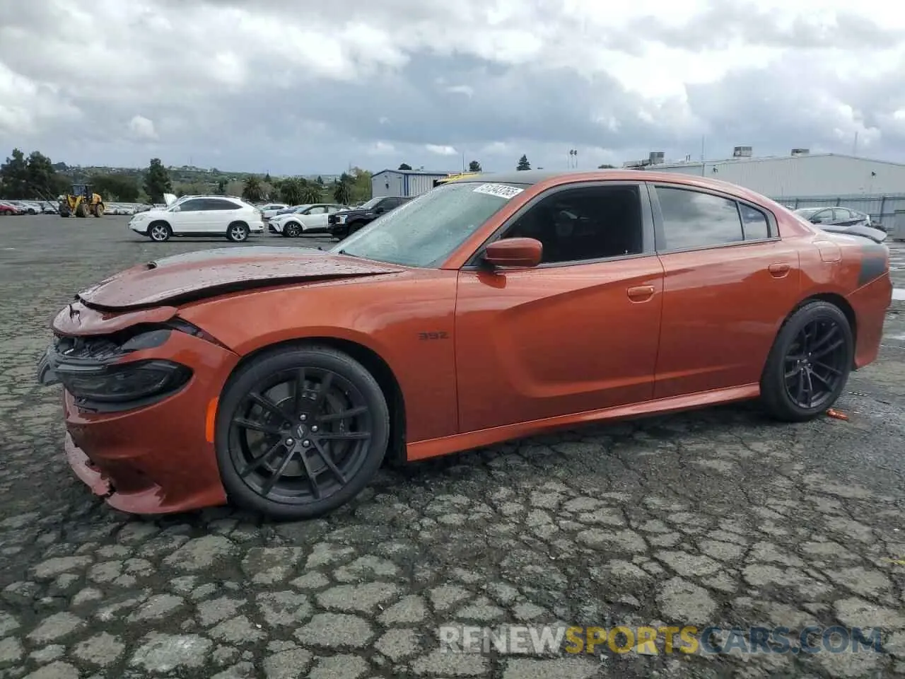 1 Photograph of a damaged car 2C3CDXGJXMH523279 DODGE CHARGER 2021
