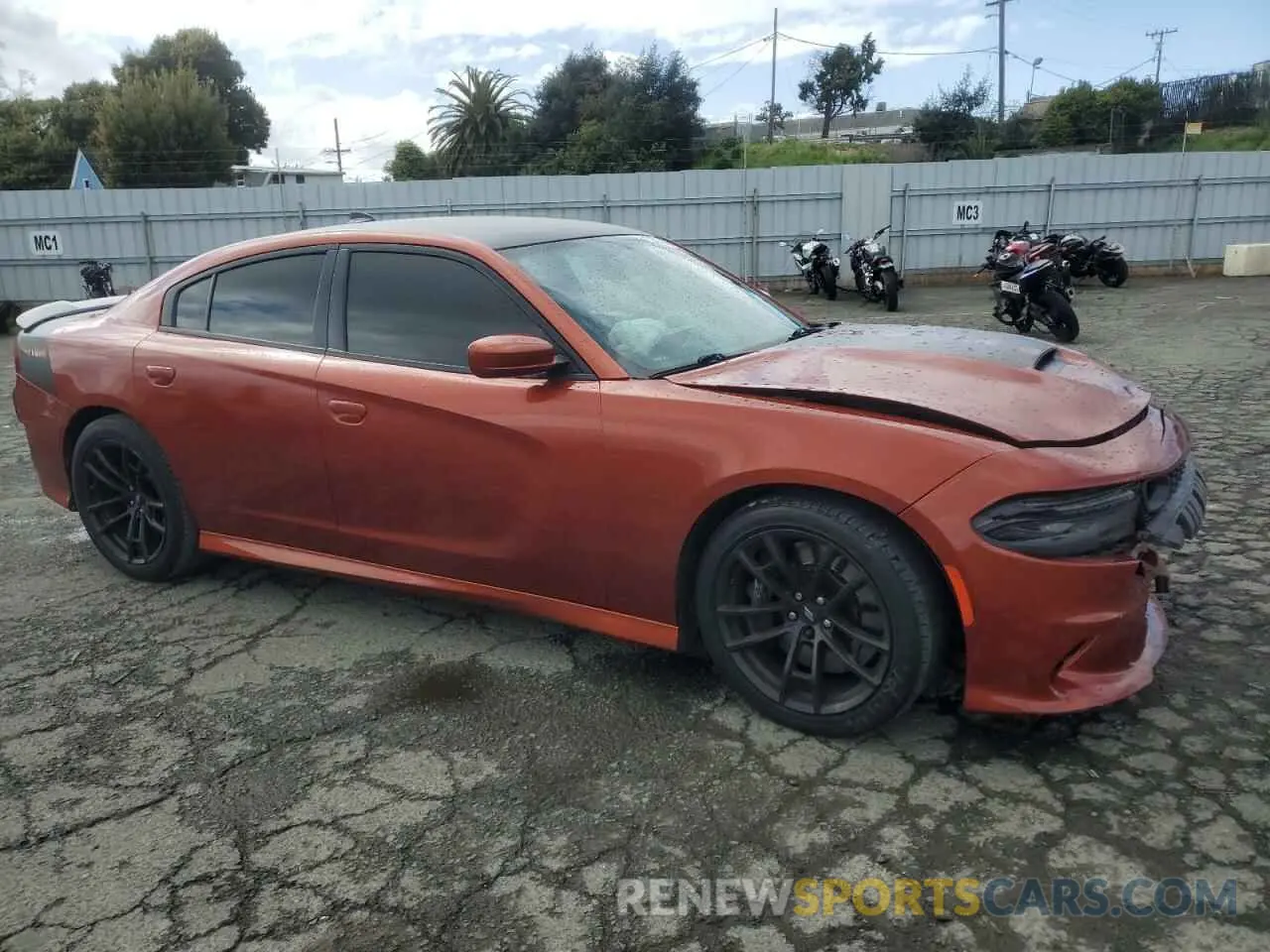 4 Photograph of a damaged car 2C3CDXGJXMH523279 DODGE CHARGER 2021