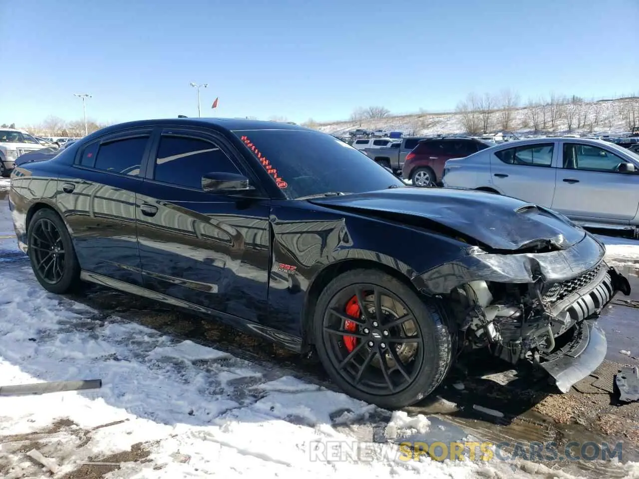 4 Фотография поврежденного автомобиля 2C3CDXGJXMH593123 DODGE CHARGER 2021