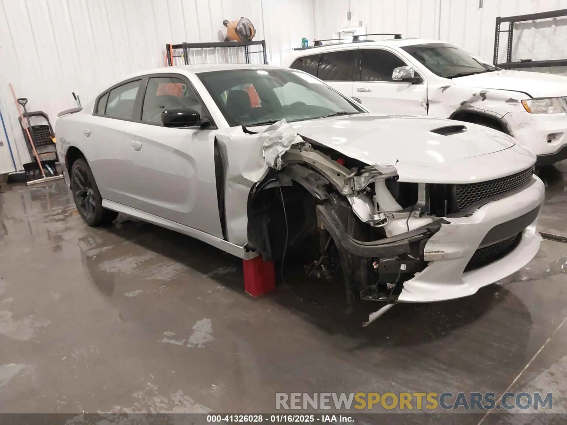 1 Photograph of a damaged car 2C3CDXHG0MH527442 DODGE CHARGER 2021