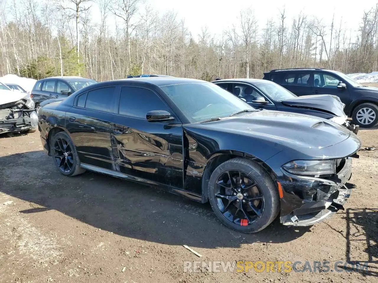 4 Photograph of a damaged car 2C3CDXHG1MH518510 DODGE CHARGER 2021