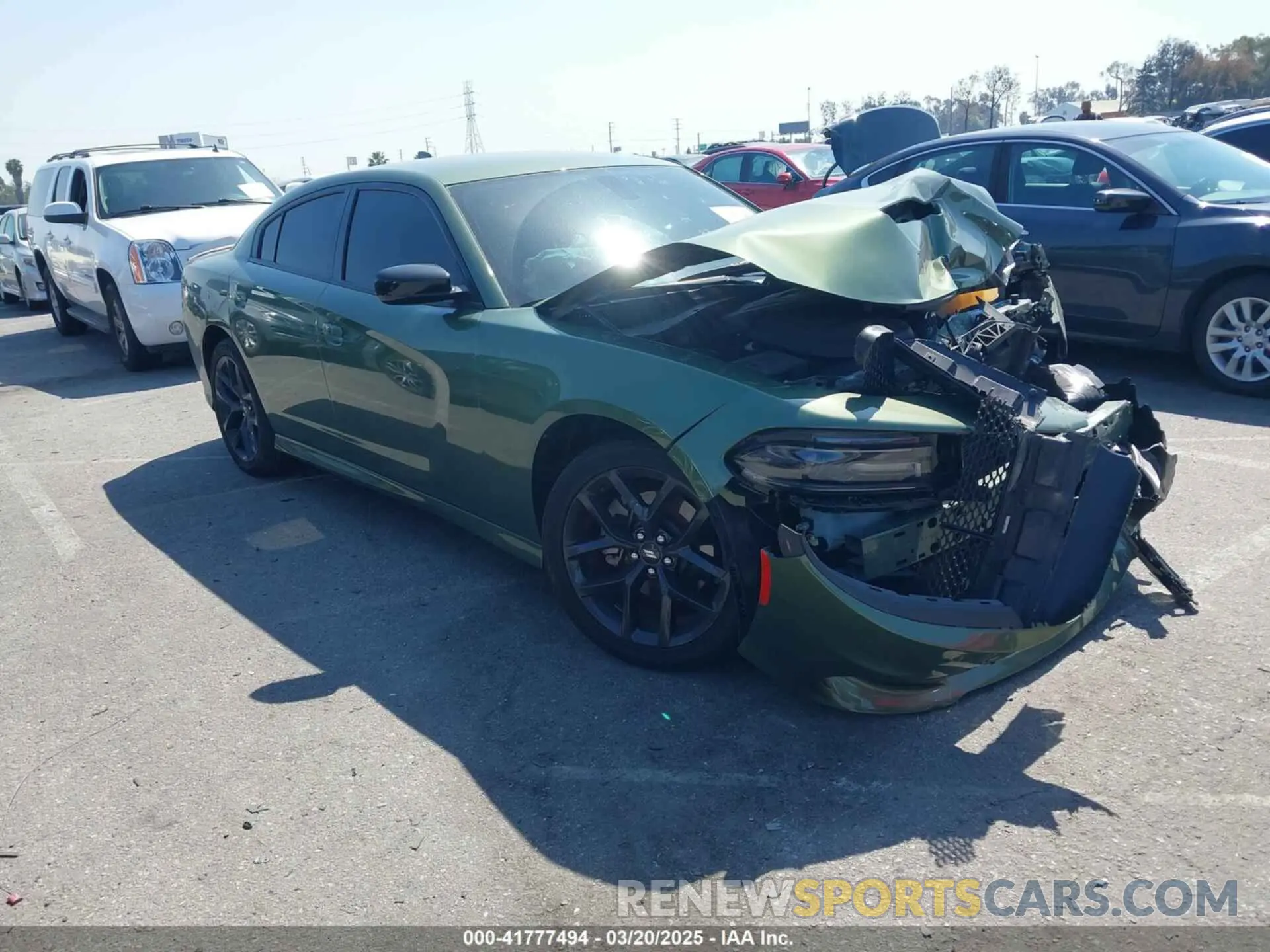 1 Фотография поврежденного автомобиля 2C3CDXHG1MH648139 DODGE CHARGER 2021