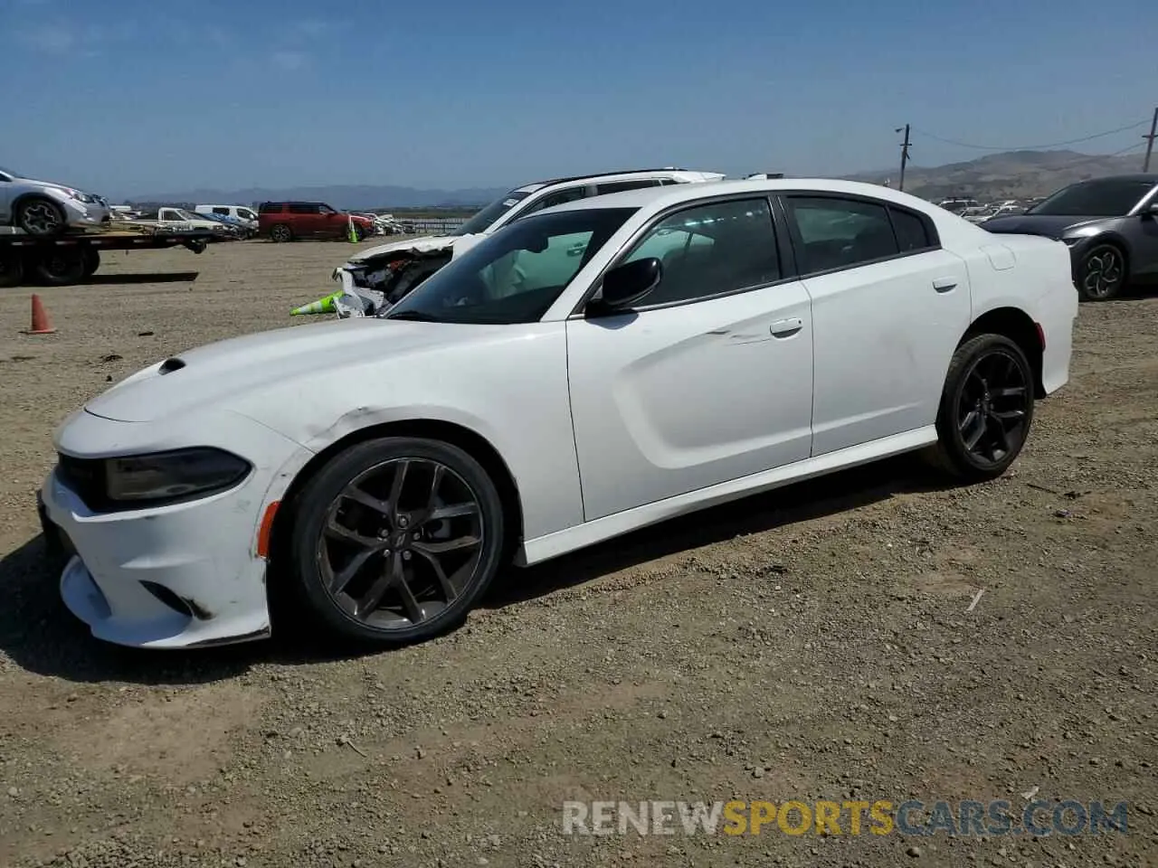 1 Photograph of a damaged car 2C3CDXHG2MH574326 DODGE CHARGER 2021