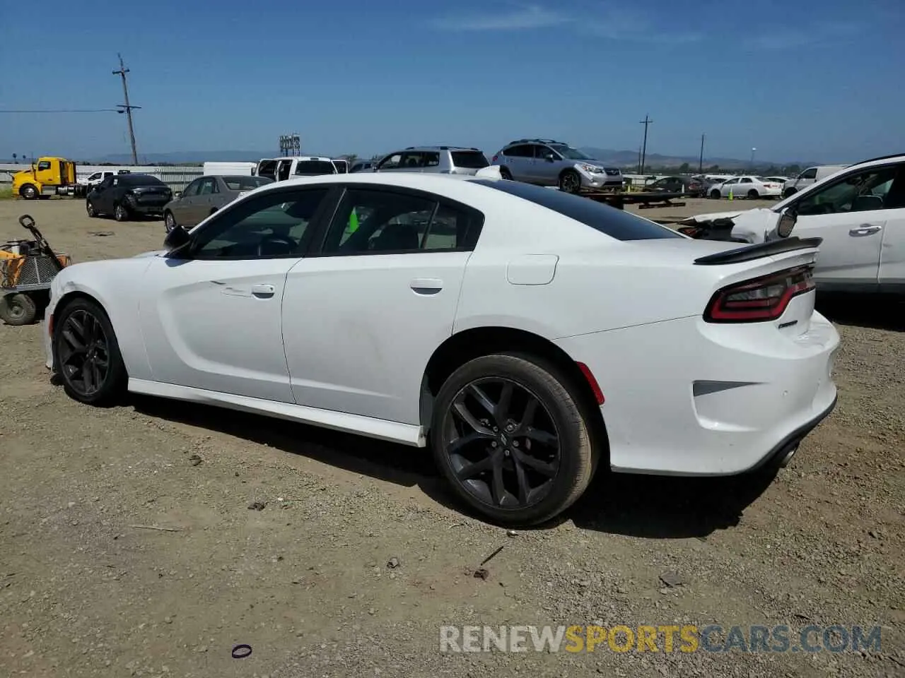 2 Photograph of a damaged car 2C3CDXHG2MH574326 DODGE CHARGER 2021