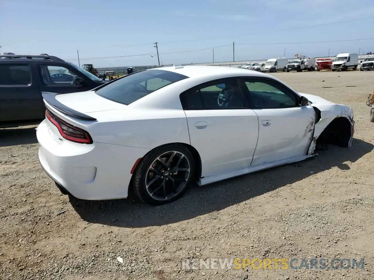 3 Photograph of a damaged car 2C3CDXHG2MH574326 DODGE CHARGER 2021