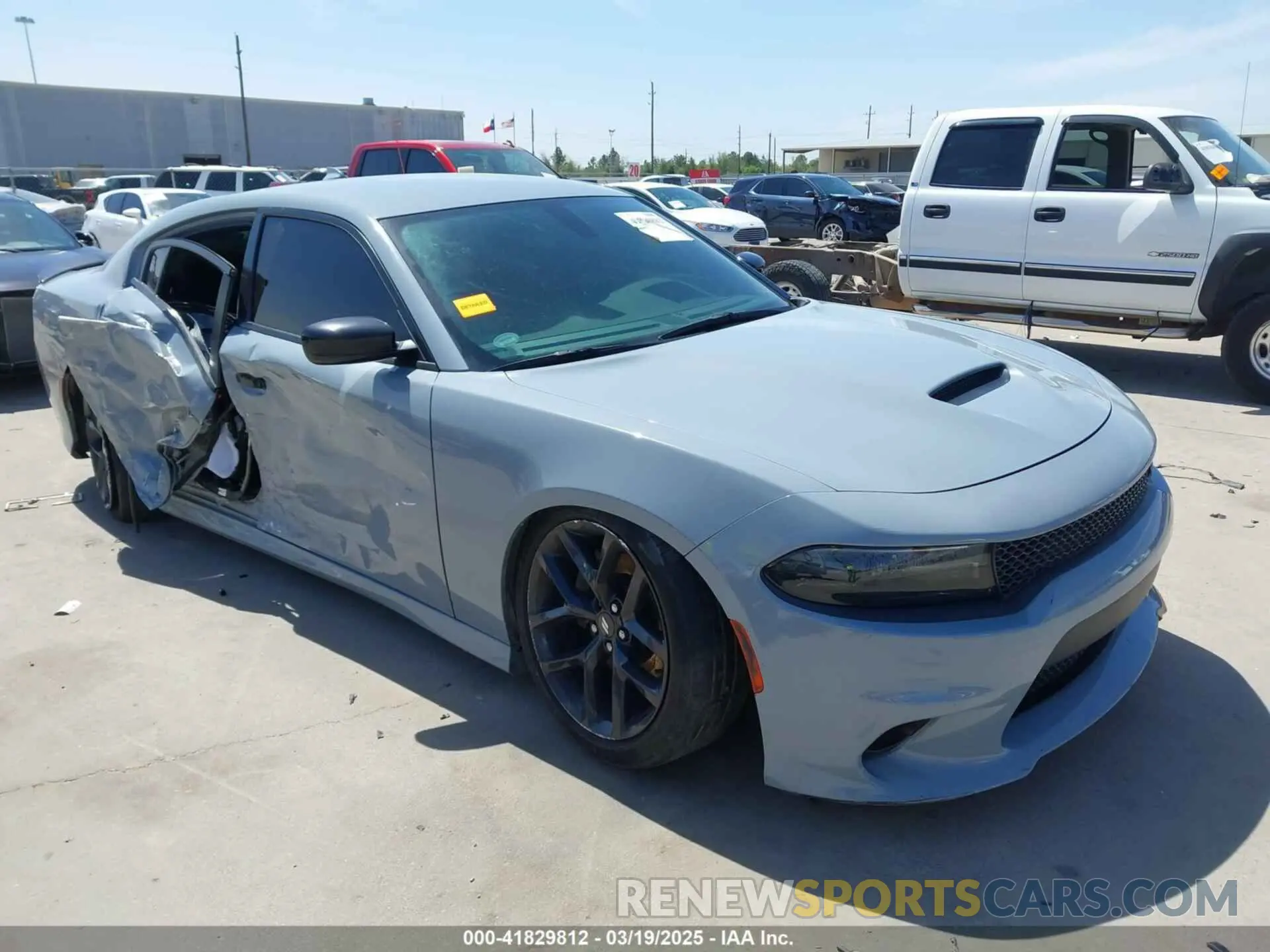 1 Photograph of a damaged car 2C3CDXHG2MH612363 DODGE CHARGER 2021
