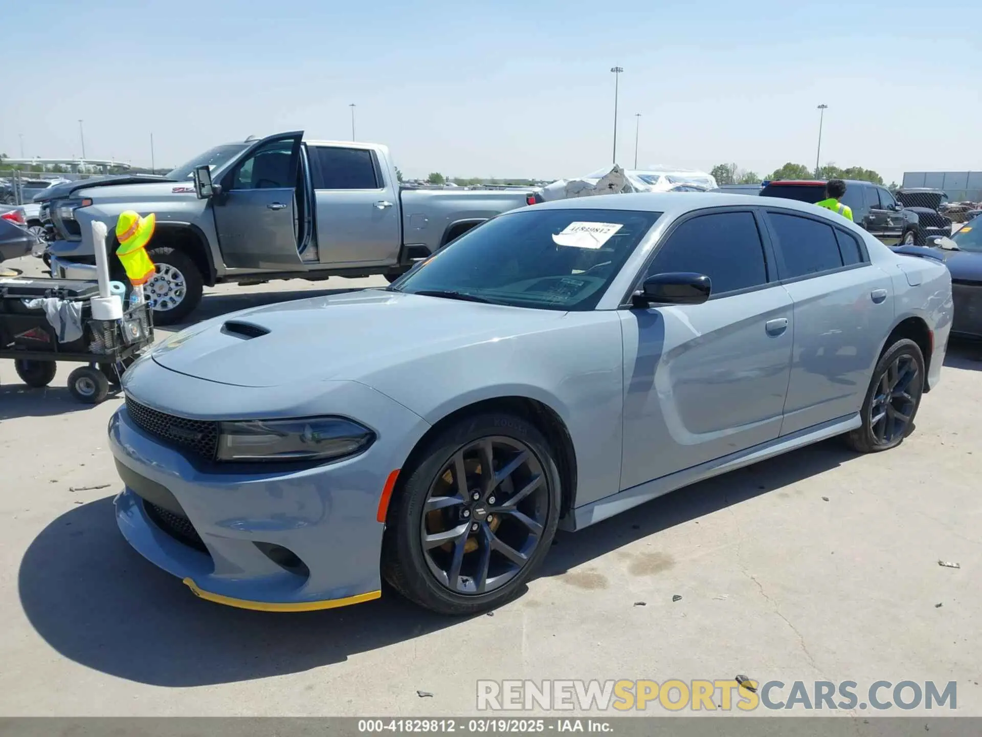 2 Photograph of a damaged car 2C3CDXHG2MH612363 DODGE CHARGER 2021