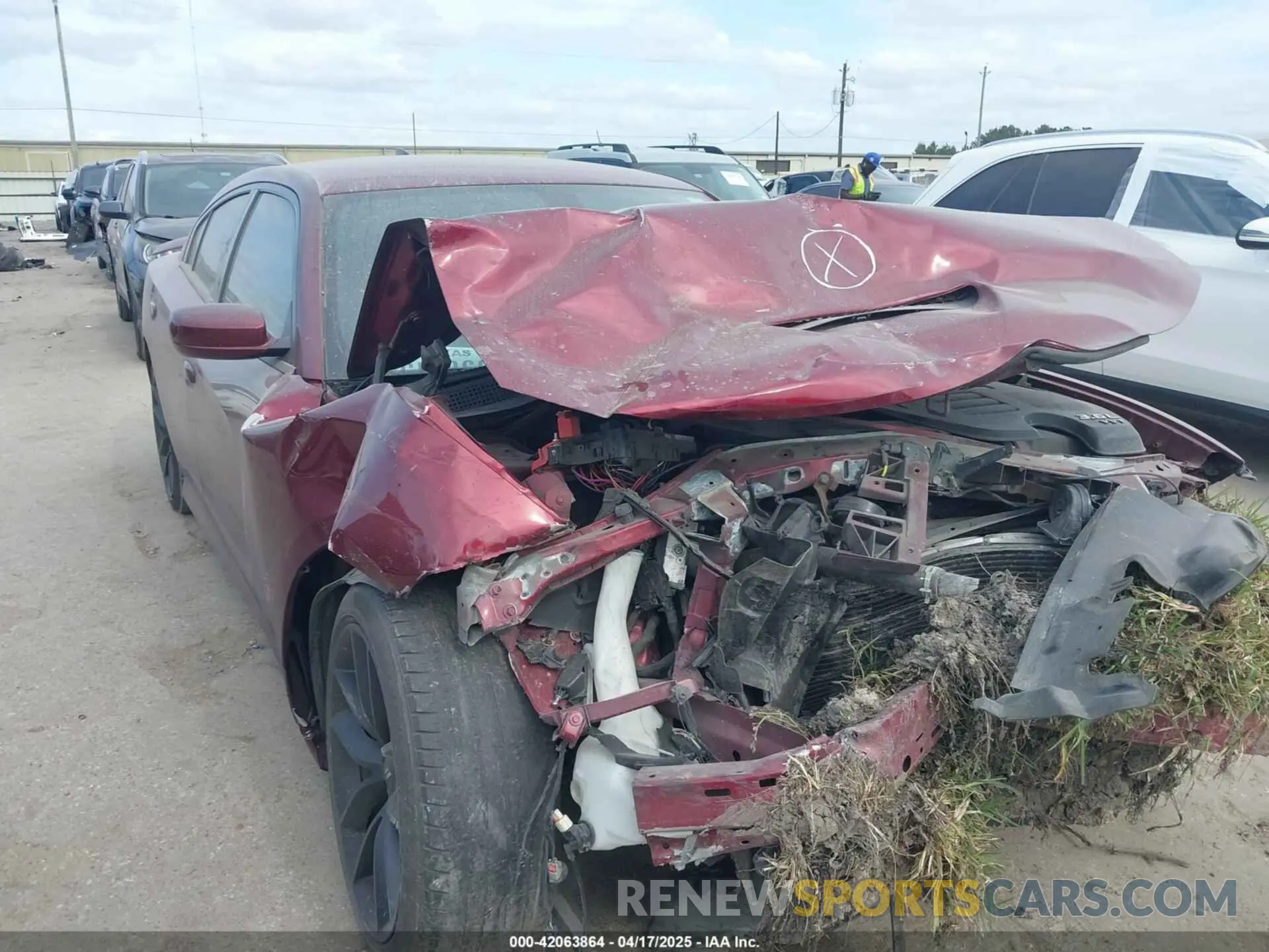 1 Photograph of a damaged car 2C3CDXHG2MH655827 DODGE CHARGER 2021