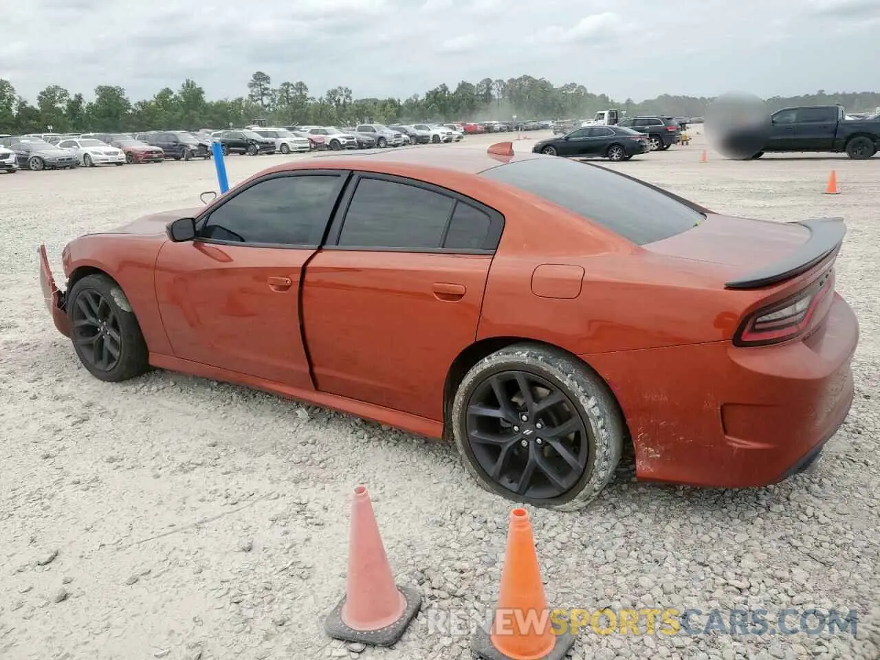 2 Photograph of a damaged car 2C3CDXHG3MH655898 DODGE CHARGER 2021