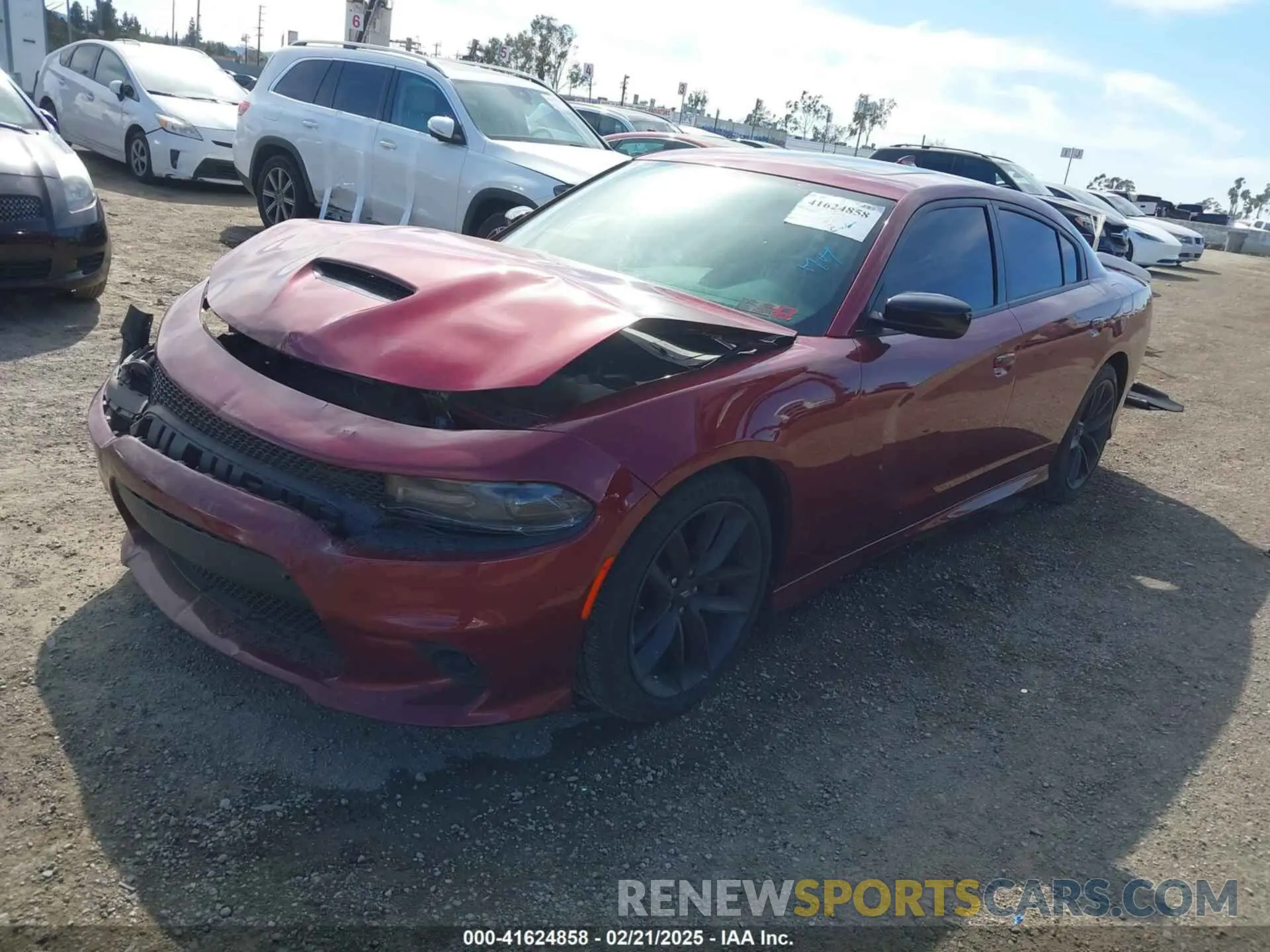 2 Фотография поврежденного автомобиля 2C3CDXHG4MH616947 DODGE CHARGER 2021
