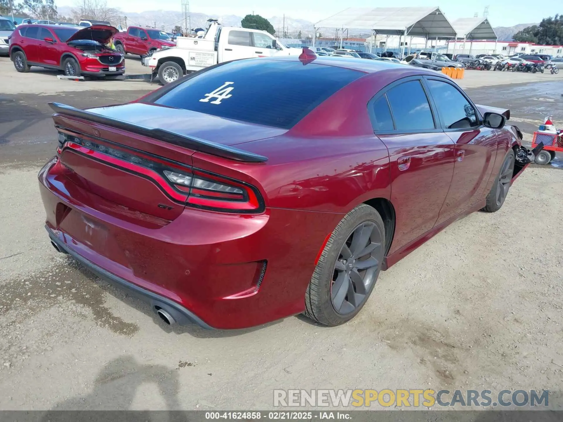 4 Фотография поврежденного автомобиля 2C3CDXHG4MH616947 DODGE CHARGER 2021