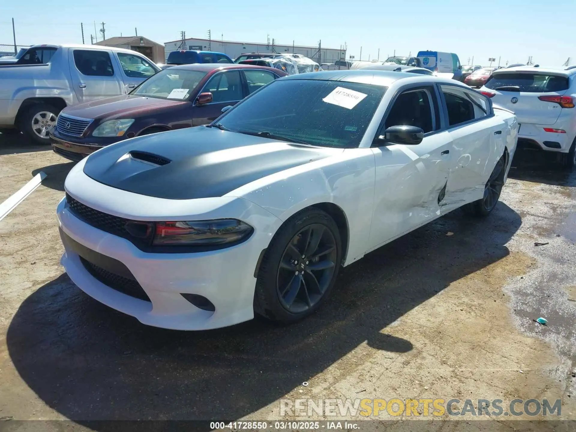 2 Photograph of a damaged car 2C3CDXHG5MH537741 DODGE CHARGER 2021