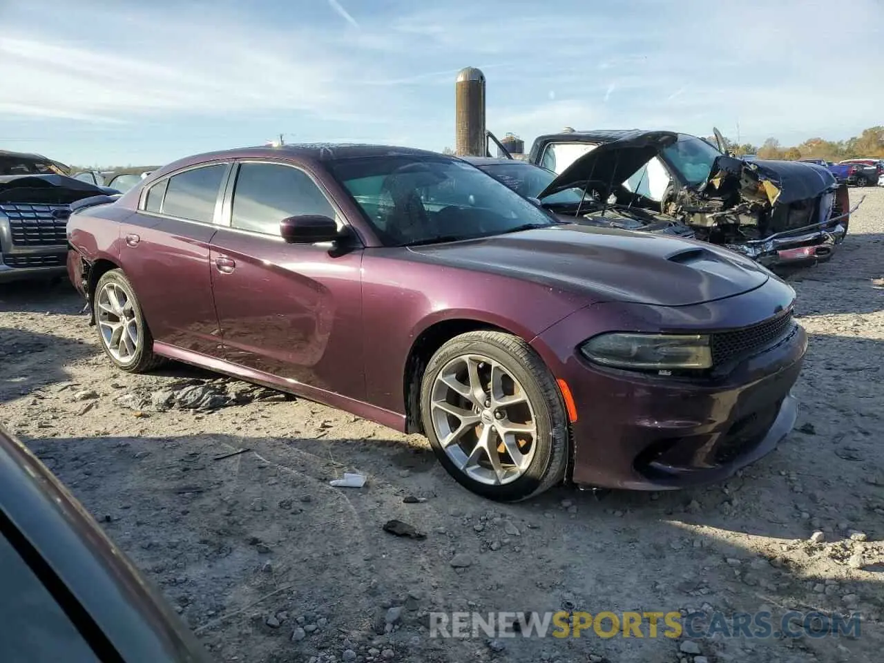 4 Фотография поврежденного автомобиля 2C3CDXHG5MH605438 DODGE CHARGER 2021