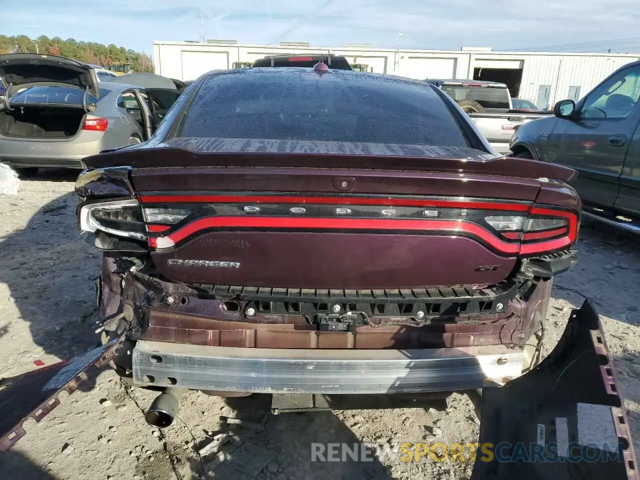 6 Фотография поврежденного автомобиля 2C3CDXHG5MH605438 DODGE CHARGER 2021