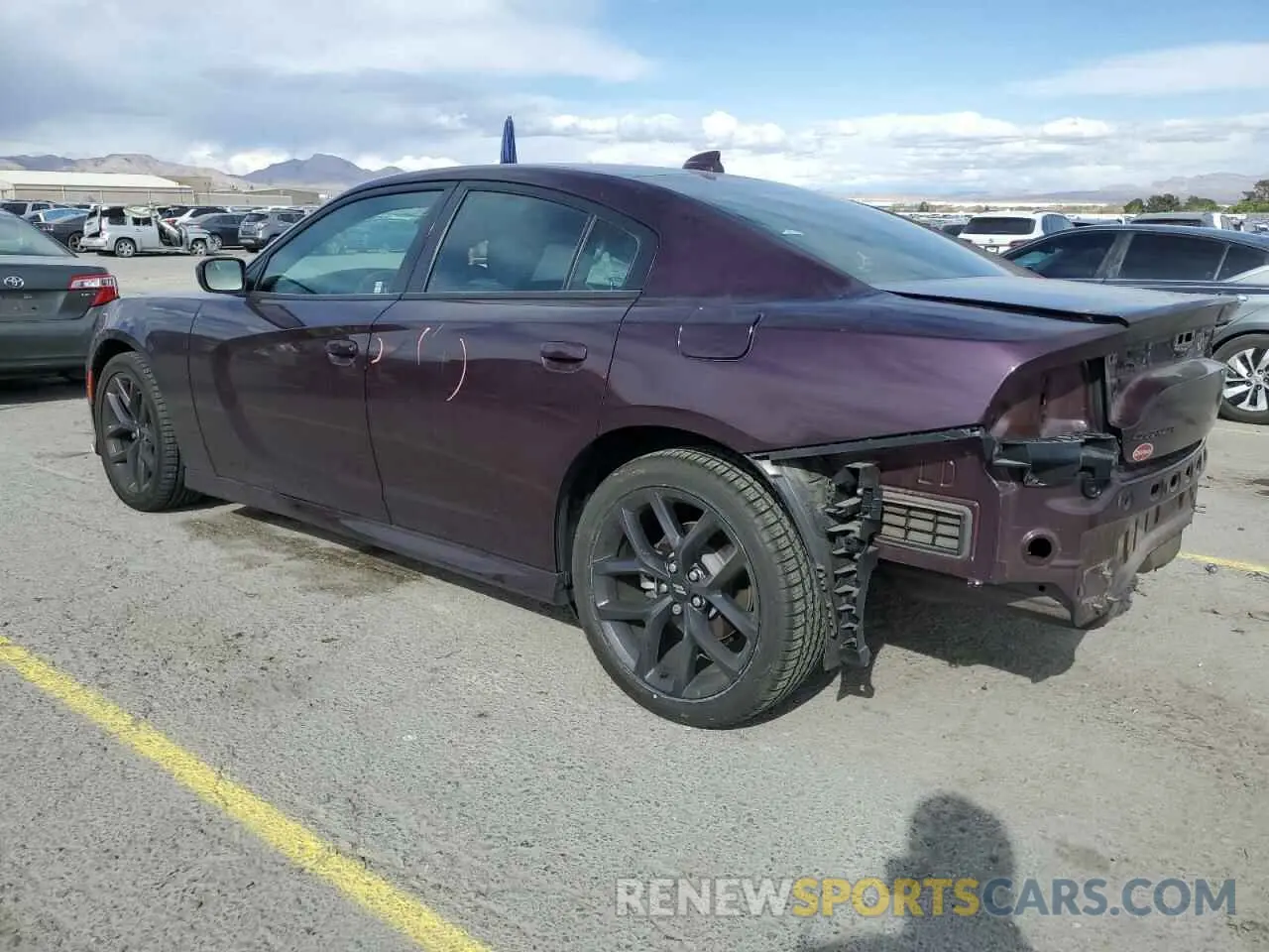 2 Фотография поврежденного автомобиля 2C3CDXHG5MH666630 DODGE CHARGER 2021