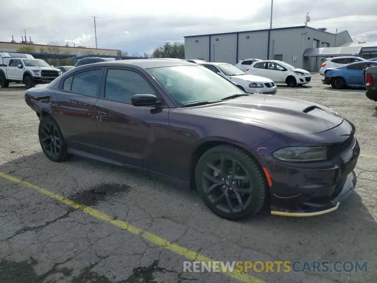 4 Фотография поврежденного автомобиля 2C3CDXHG5MH666630 DODGE CHARGER 2021